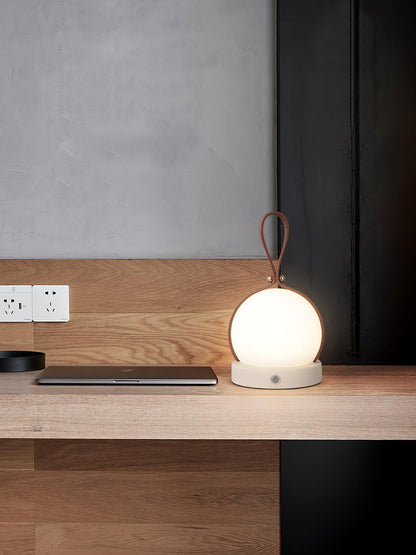 Tall Metal Lantern Style Table Light