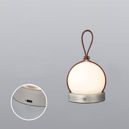 Tall Metal Lantern Style Table Light