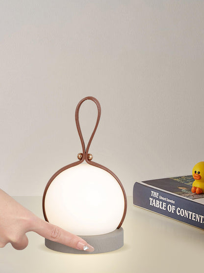 Tall Metal Lantern Style Table Light