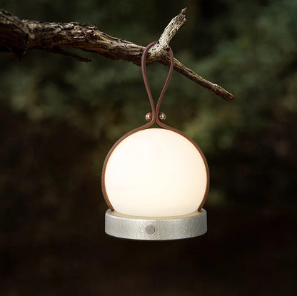 Tall Metal Lantern Style Table Light