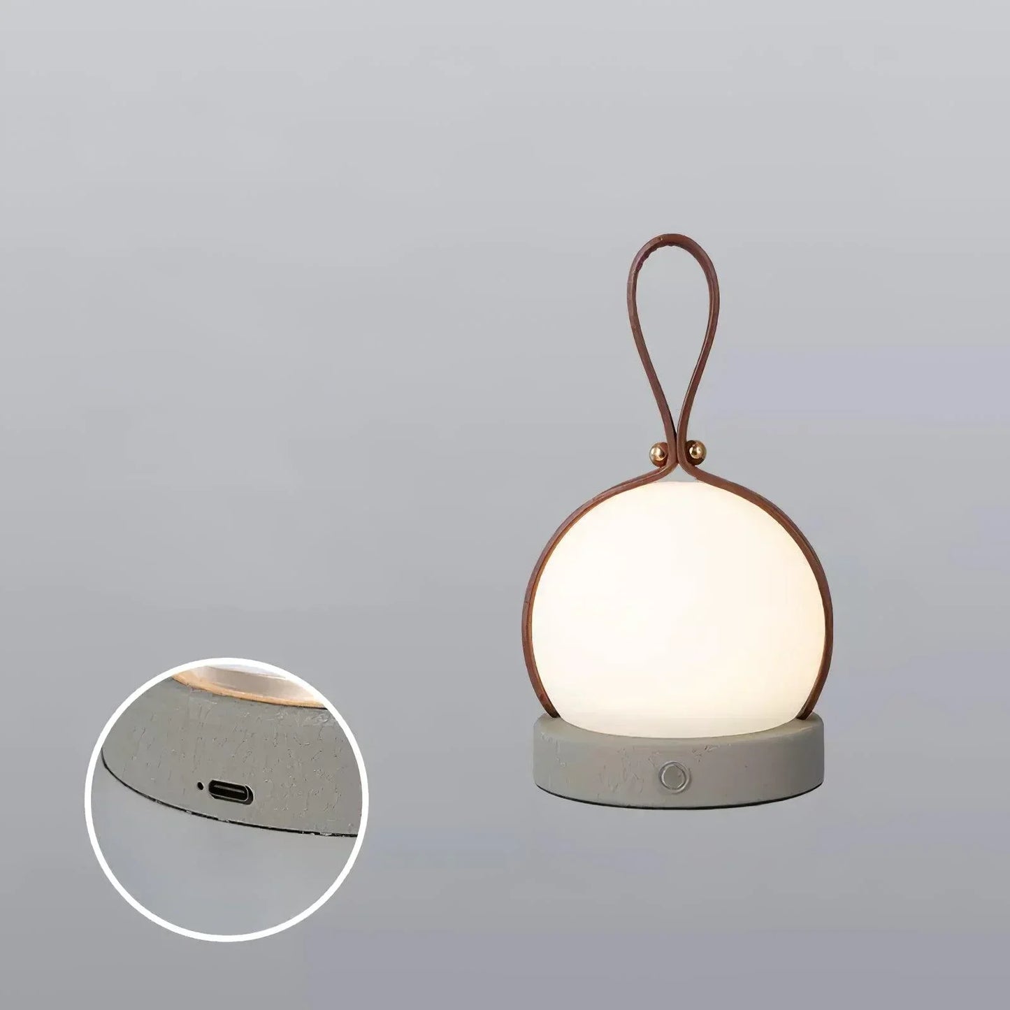 Tall Metal Lantern Style Table Light - Cofik