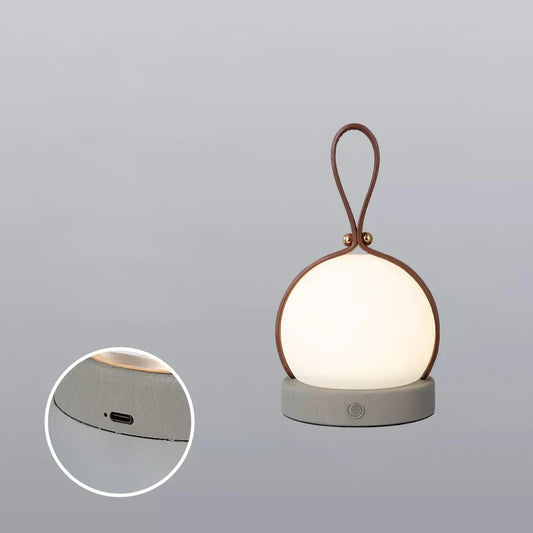 Tall Metal Lantern Style Table Light - Cofik