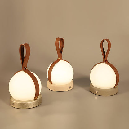 Tall Metal Lantern Style Table Light