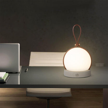 Tall Metal Lantern Style Table Light
