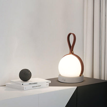 Tall Metal Lantern Style Table Light