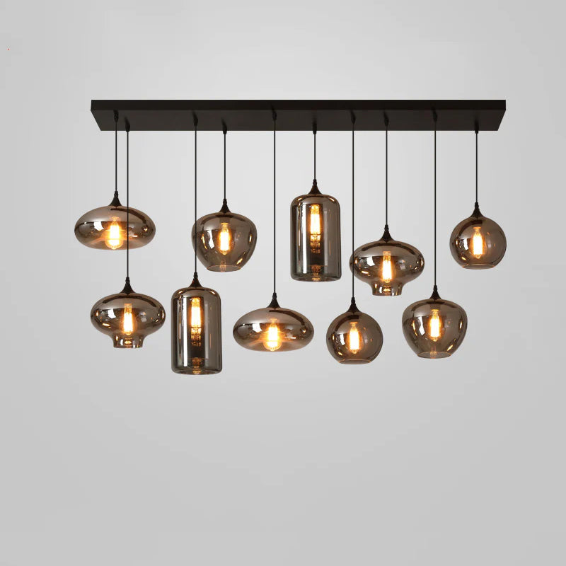 Elegant Glass Pendant Ceiling Light Fixture
