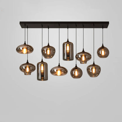 Elegant Glass Pendant Ceiling Light Fixture