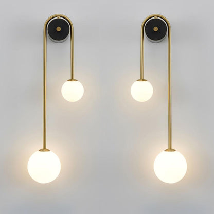 Modern Gold Arc Wall Light