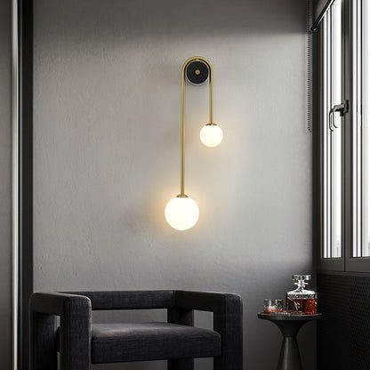 Modern Gold Arc Wall Light
