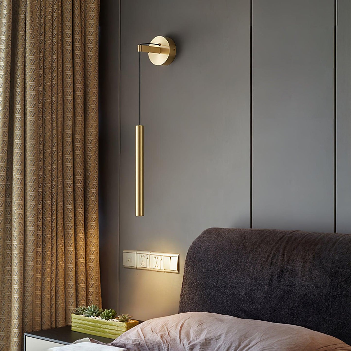 Luxury Gold Mounted Wall Lamp - Cofik