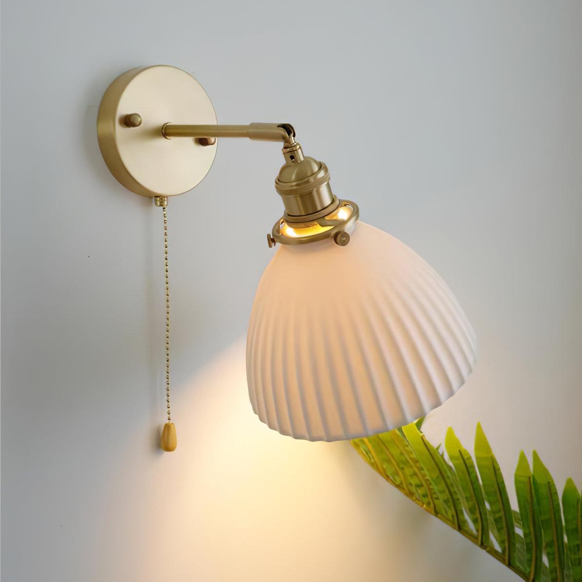 Classic Textured Ceramic Wall Lamp