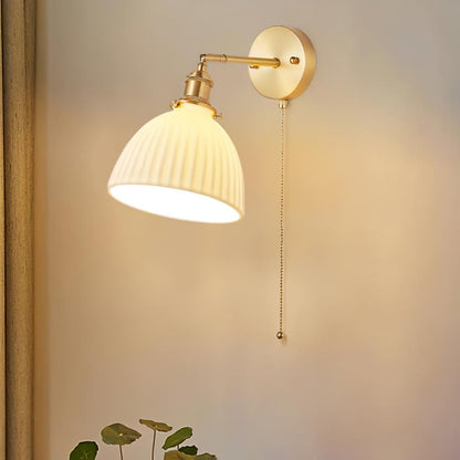 Classic Textured Ceramic Wall Lamp