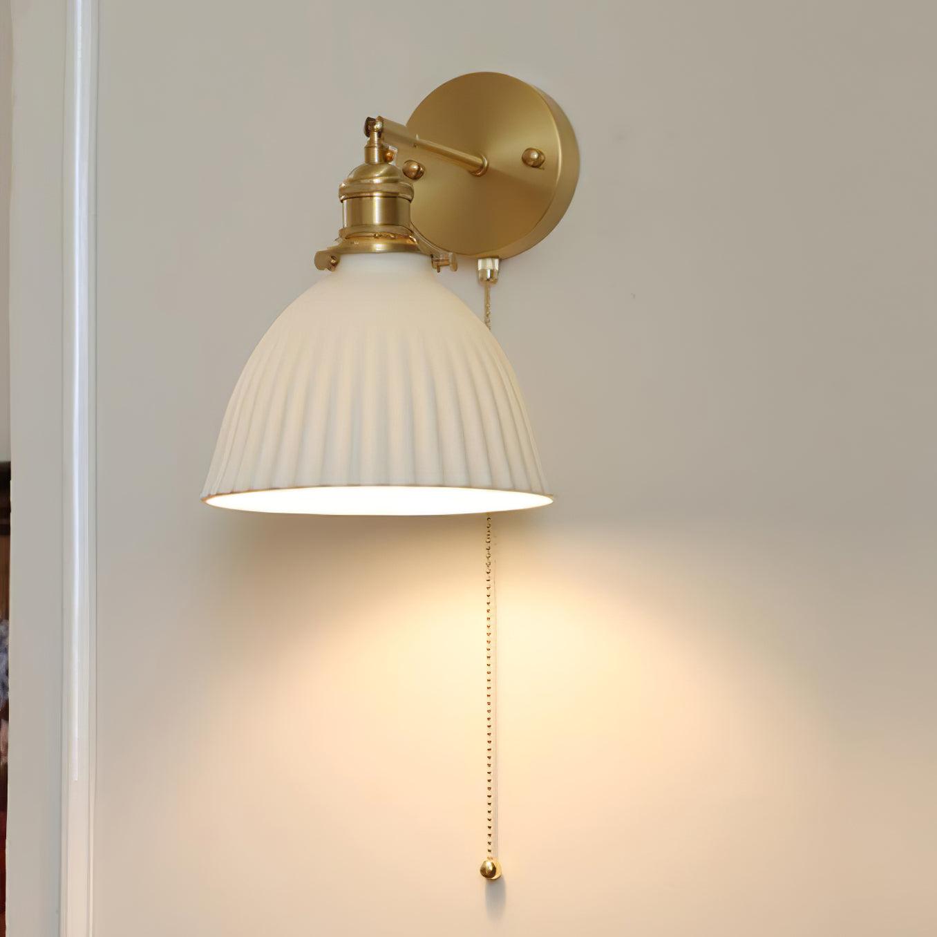 Classic Textured Ceramic Wall Lamp