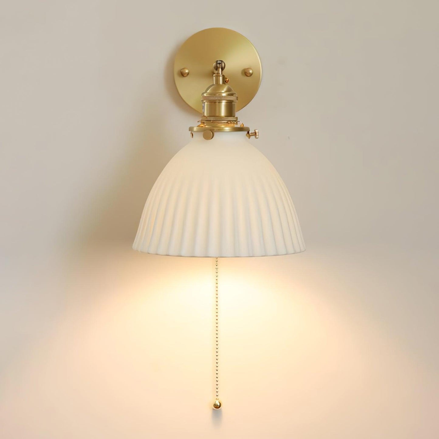 Classic Textured Ceramic Wall Lamp