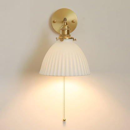 Classic Textured Ceramic Wall Lamp