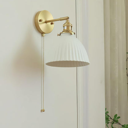 Classic Textured Ceramic Wall Lamp