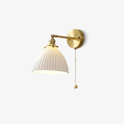 Classic Textured Ceramic Wall Lamp
