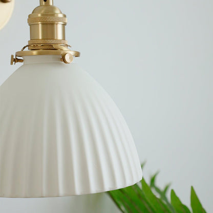 Classic Textured Ceramic Wall Lamp