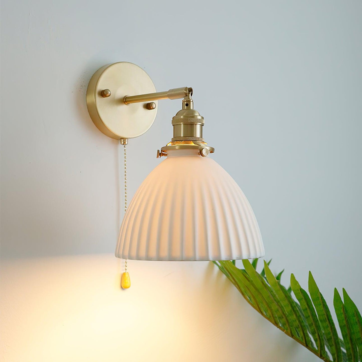 Classic Textured Ceramic Wall Lamp
