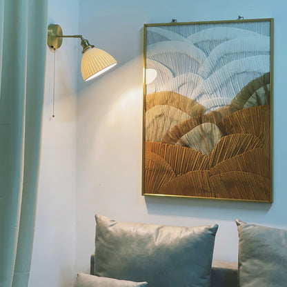 Classic Textured Ceramic Wall Lamp