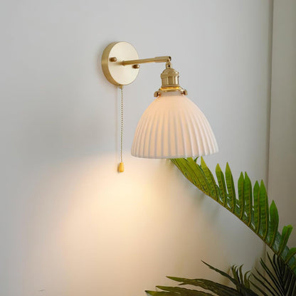Classic Textured Ceramic Wall Lamp