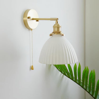 Classic Textured Ceramic Wall Lamp