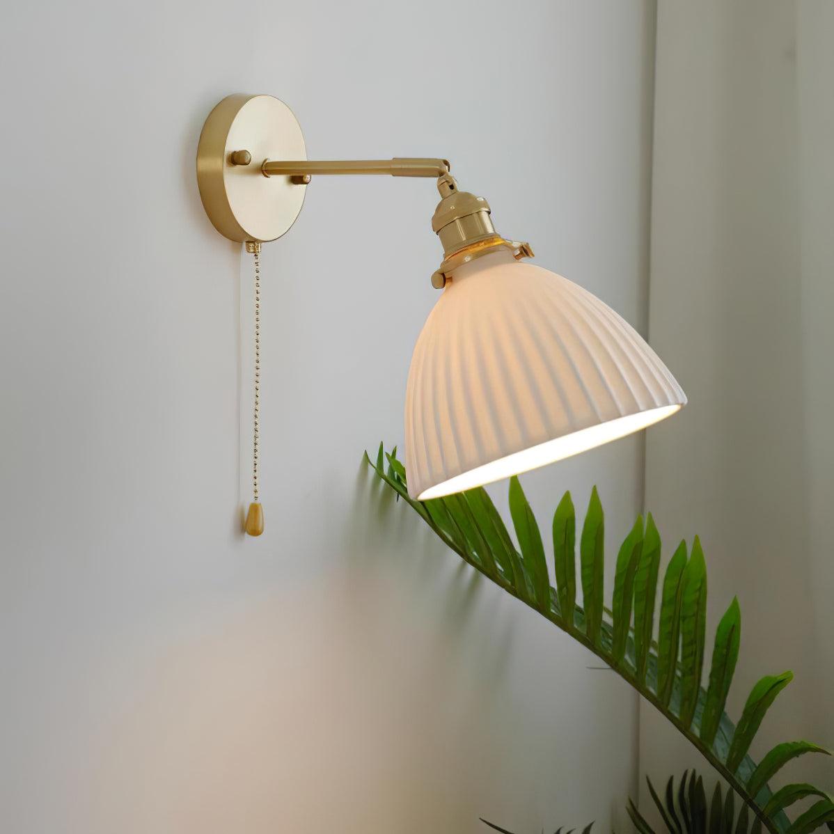 Classic Textured Ceramic Wall Lamp