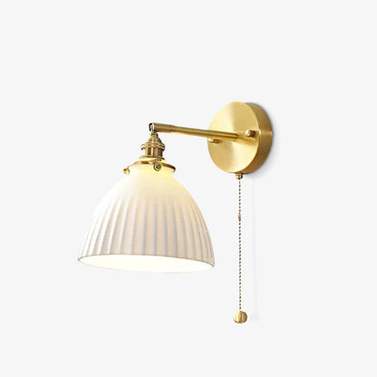 Classic Textured Ceramic Wall Lamp