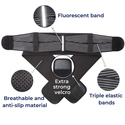 Supportive Pelvic Alignment Back Belt for Posture Relief