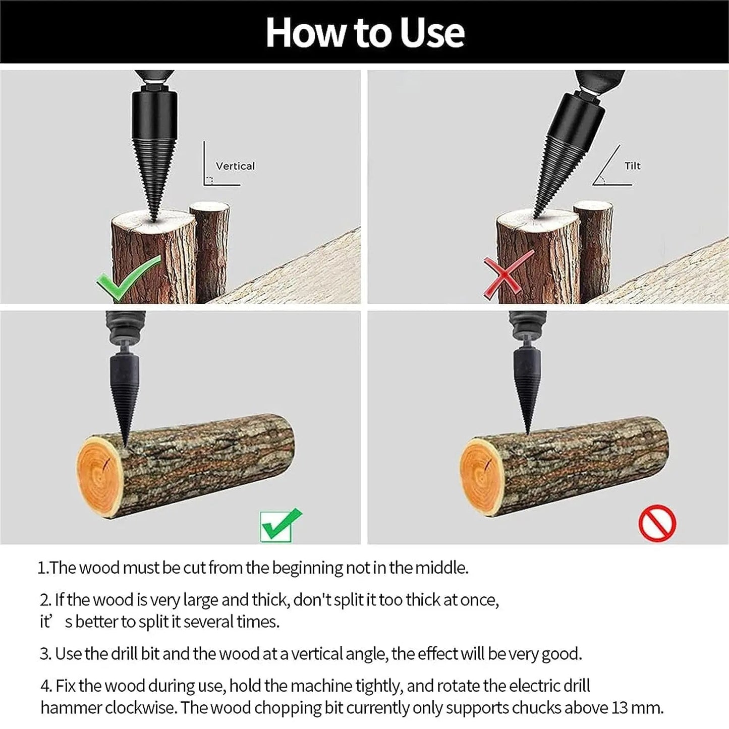 Easy Wood Drill Bit Set