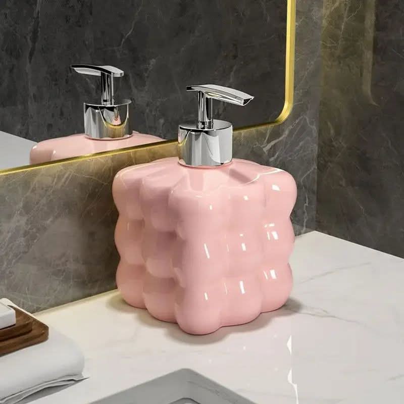 Decorative Ceramic Soap Dispenser for Bathroom or Kitchen