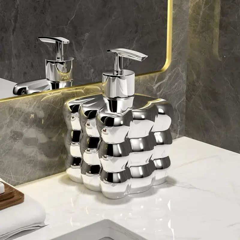 Decorative Ceramic Soap Dispenser for Bathroom or Kitchen