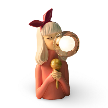 Colorful Girl Figurine Table Lamp
