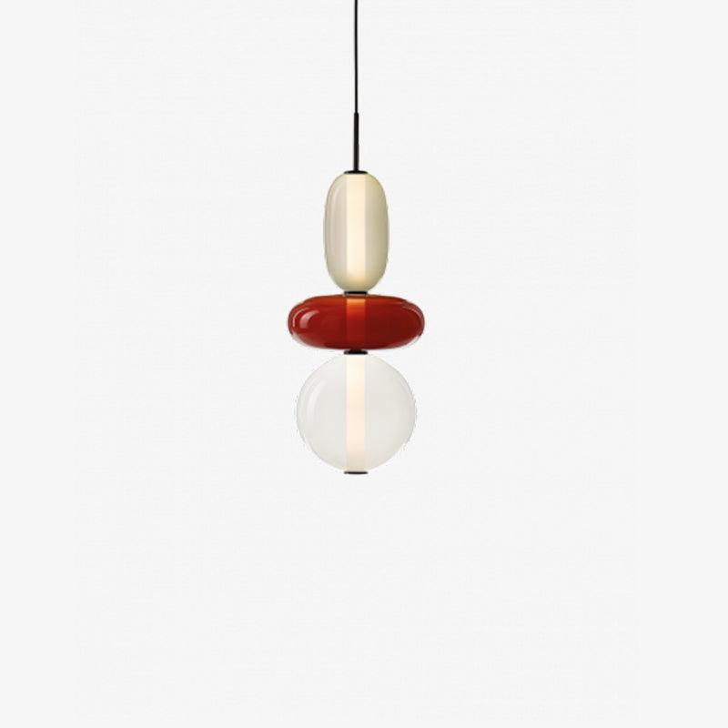 Colorful Glass LED Hanging Light
