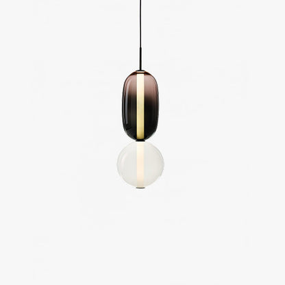Colorful Glass LED Hanging Light