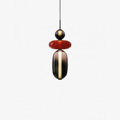 Colorful Glass LED Hanging Light