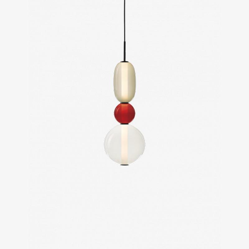 Colorful Glass LED Hanging Light