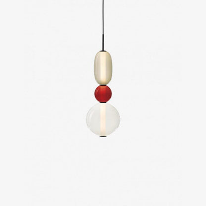 Colorful Glass LED Hanging Light