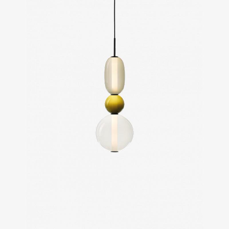 Colorful Glass LED Hanging Light