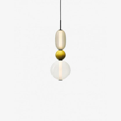 Colorful Glass LED Hanging Light