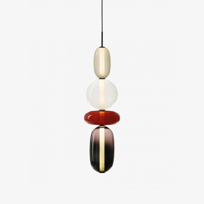 Colorful Glass LED Hanging Light
