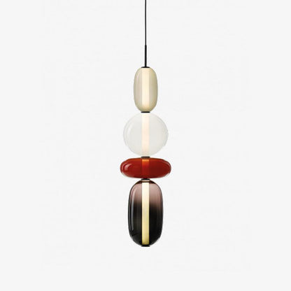 Colorful Glass LED Hanging Light