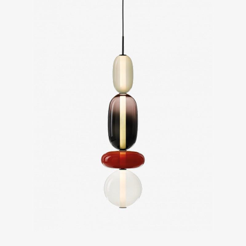 Colorful Glass LED Hanging Light