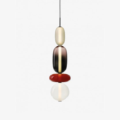 Colorful Glass LED Hanging Light