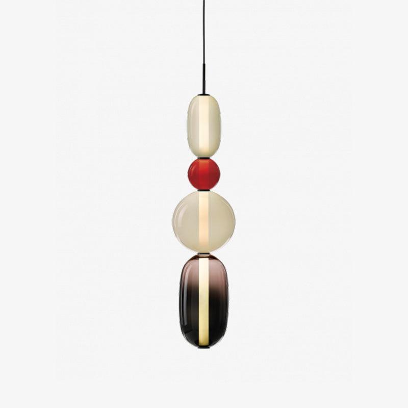 Colorful Glass LED Hanging Light