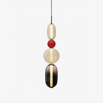 Colorful Glass LED Hanging Light