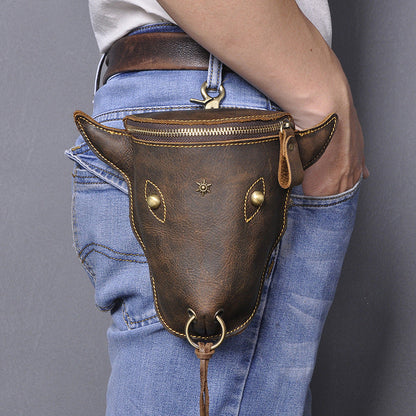 Stylish Leather Belt Bag for Men