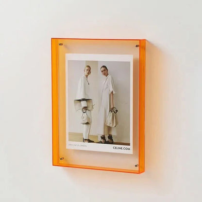 Vibrant Clear Acrylic Picture Frame
