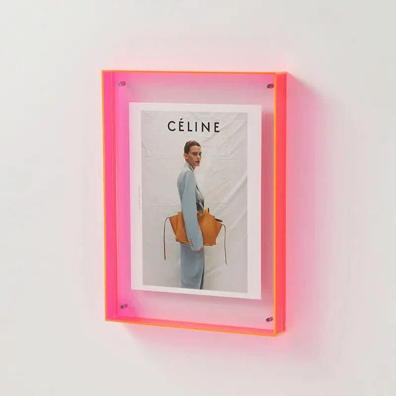 Vibrant Clear Acrylic Picture Frame