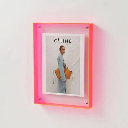Vibrant Clear Acrylic Picture Frame
